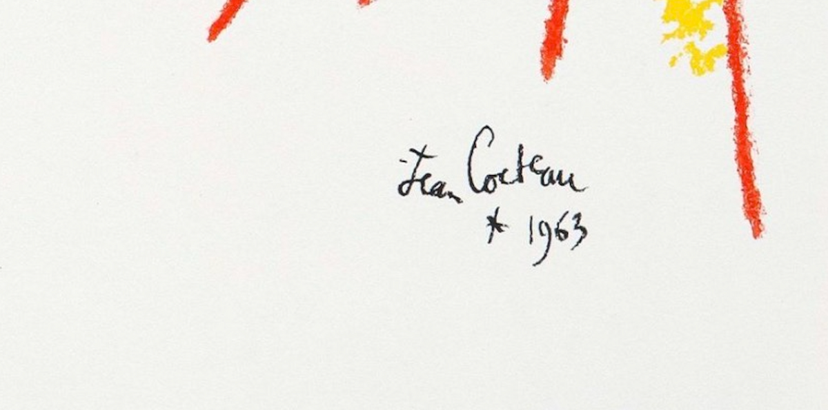 Jean COCTEAU, „Stiere – Veronica“, 1965