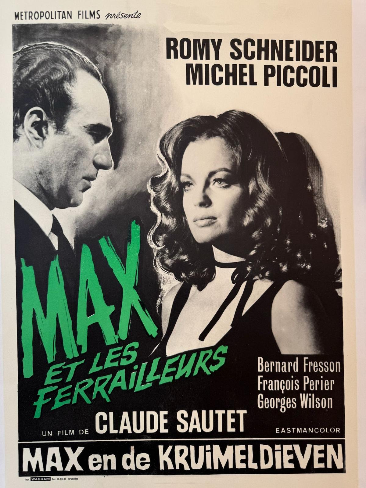 Claude SAUTET, "Max et les ferrailleurs", 1971
