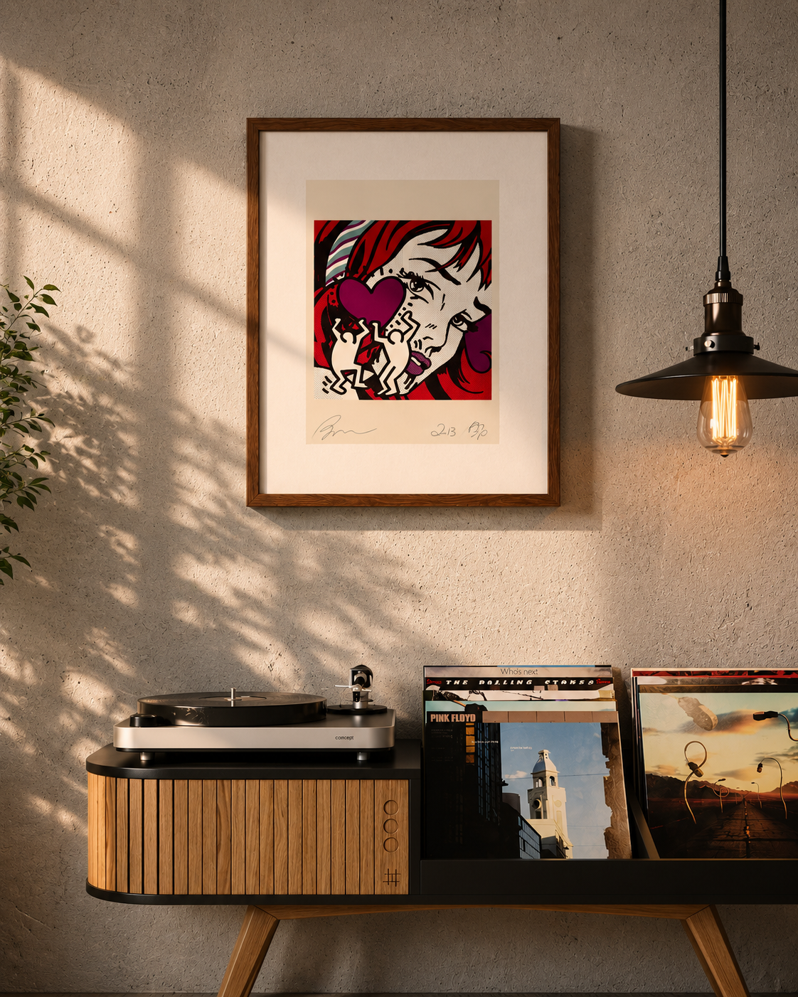 DEATH NYC, "Keith Haring et Roy Lichtenstein" (d'après)-4