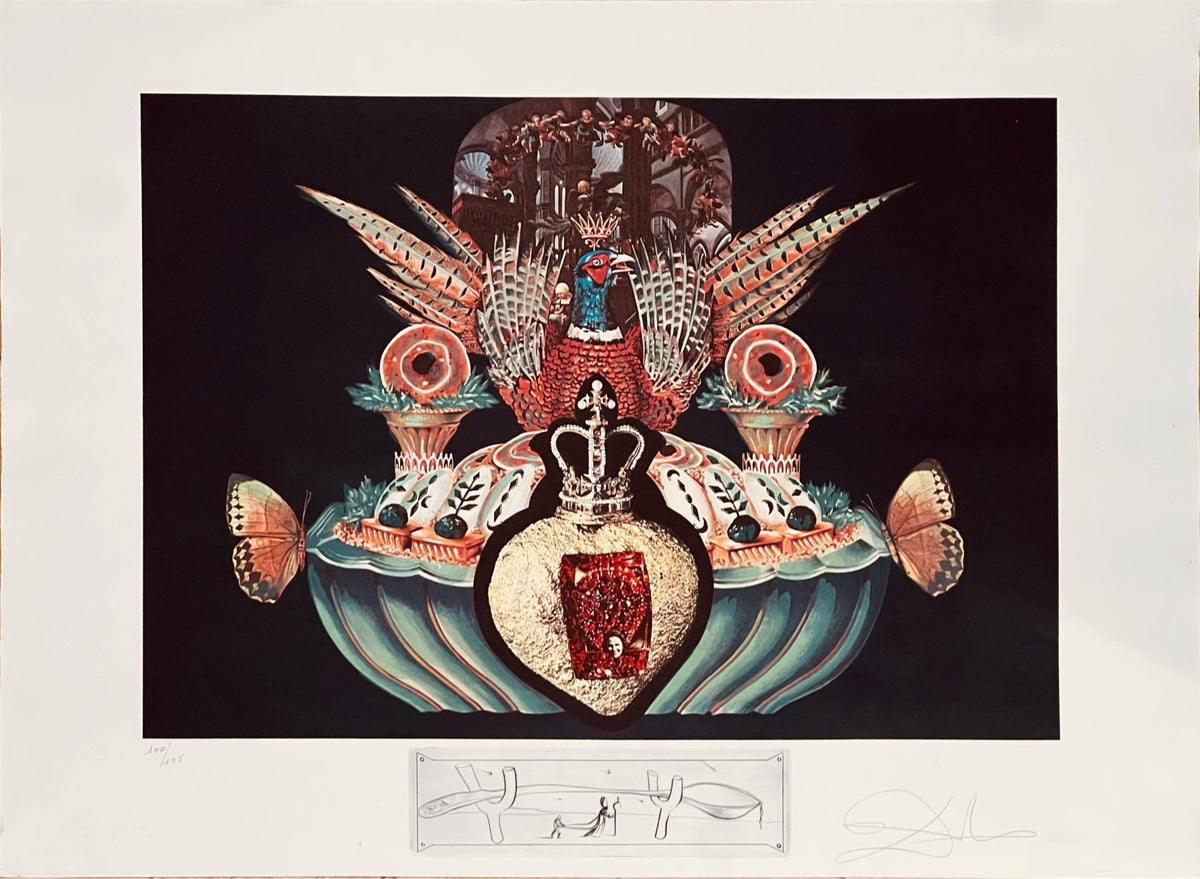 Salvador DALI, "Les Dîners de Gala" - "Les chairs monarchiques", 1975