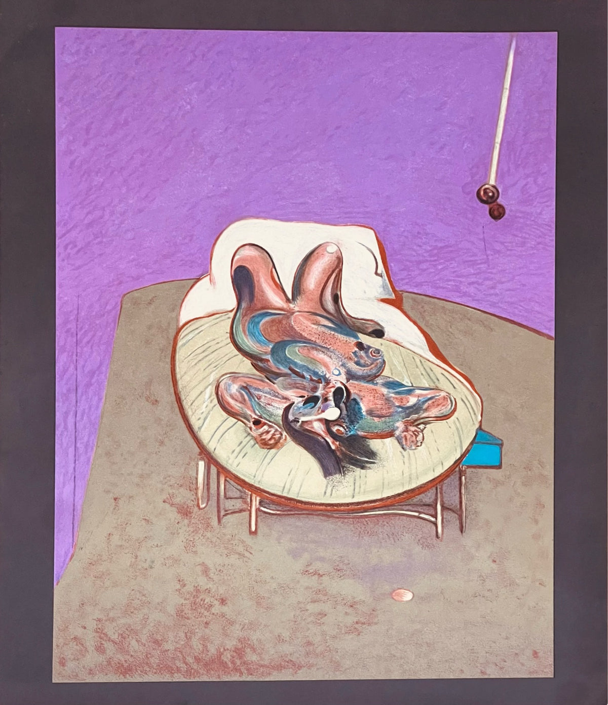 Francis BACON, "Nu au sofa", 1966 (d'après)