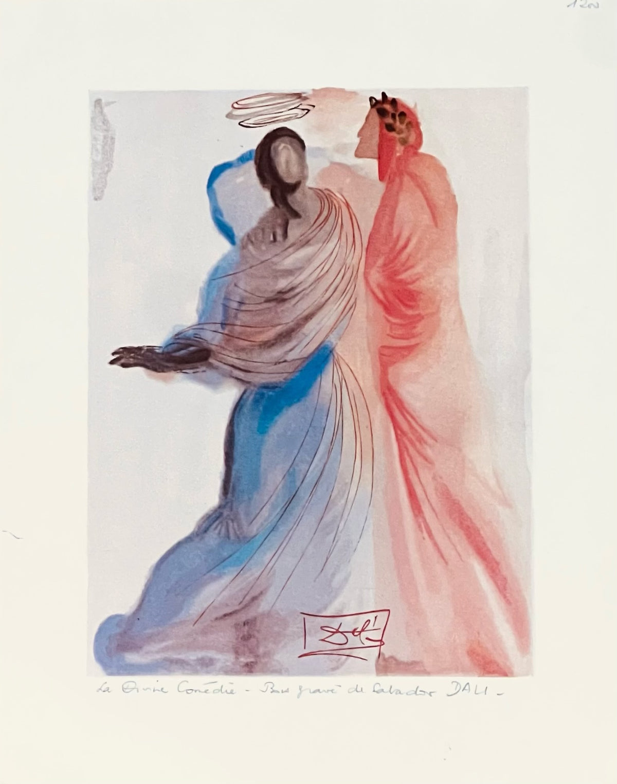 Salvador DALI, "Divine comédie - Paradis 18 - La splendeur de Béatrice", 1960