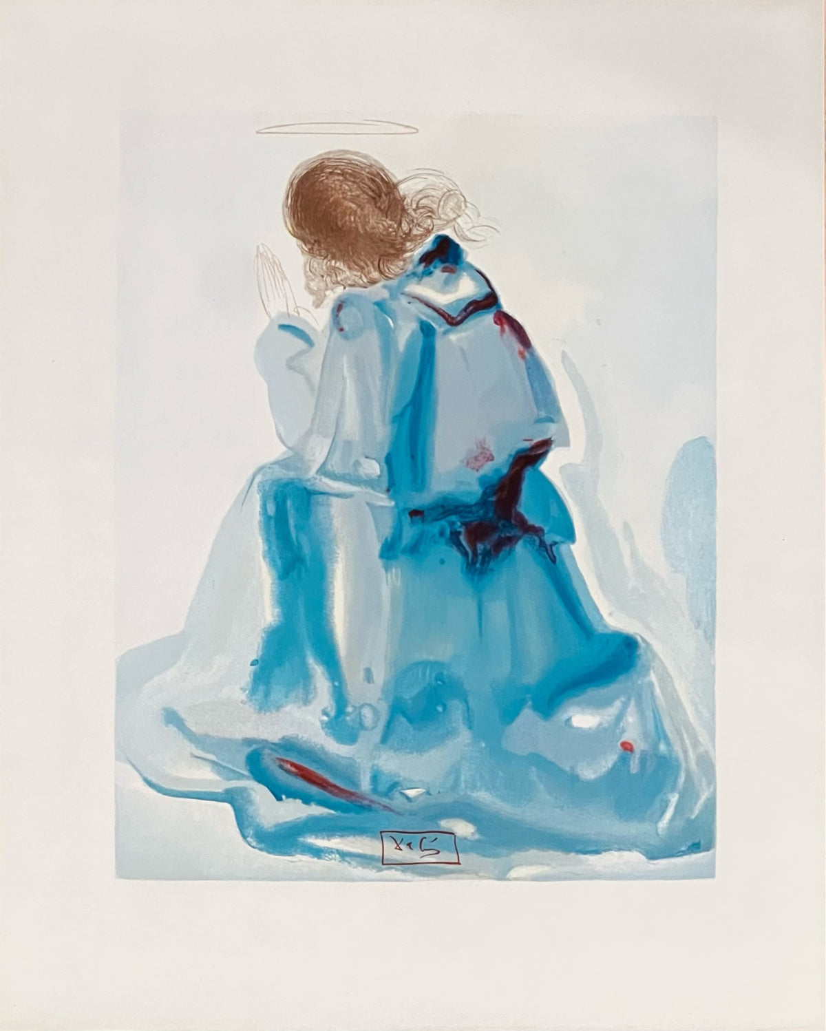 Salvador DALI, "Göttliche Komödie – Paradies 02 – Der Engel", 1960