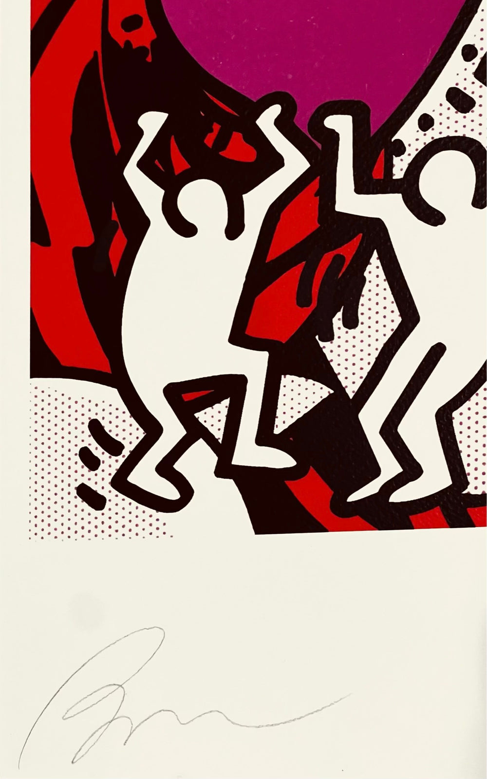 DEATH NYC, "Keith Haring et Roy Lichtenstein" (d'après)