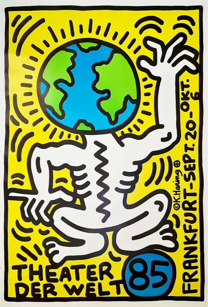 Keith HARING, "Expo 85 - Theater der welt Frankfurt", 1985