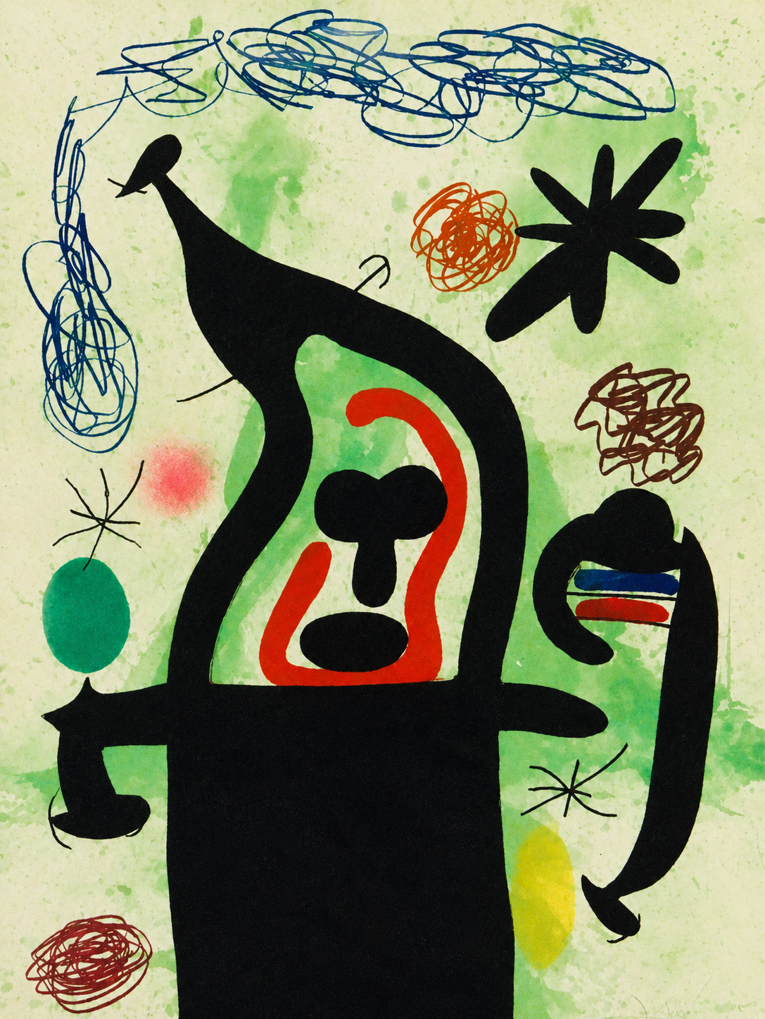 Joan MIRO, "Die Harpyie (La Harpie)", 1969