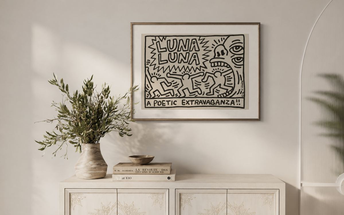 Keith HARING, "Luna Luna - Hamburg Summer 1987", 1986