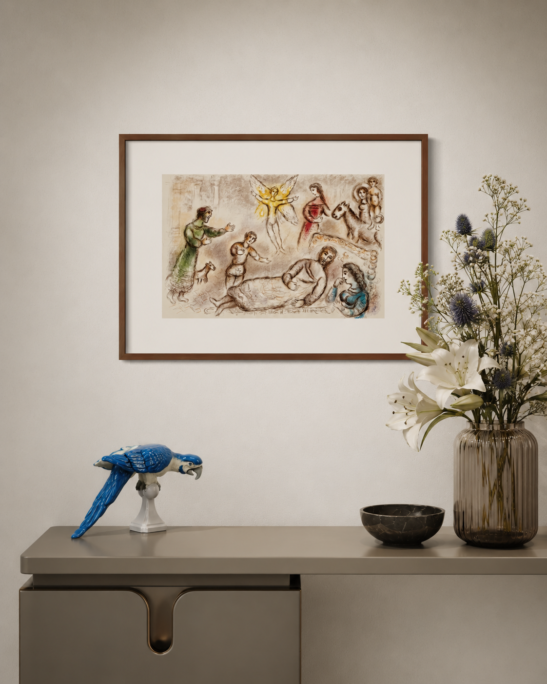 Marc CHAGALL, "La paix retrouvée', 1989 (d'après)