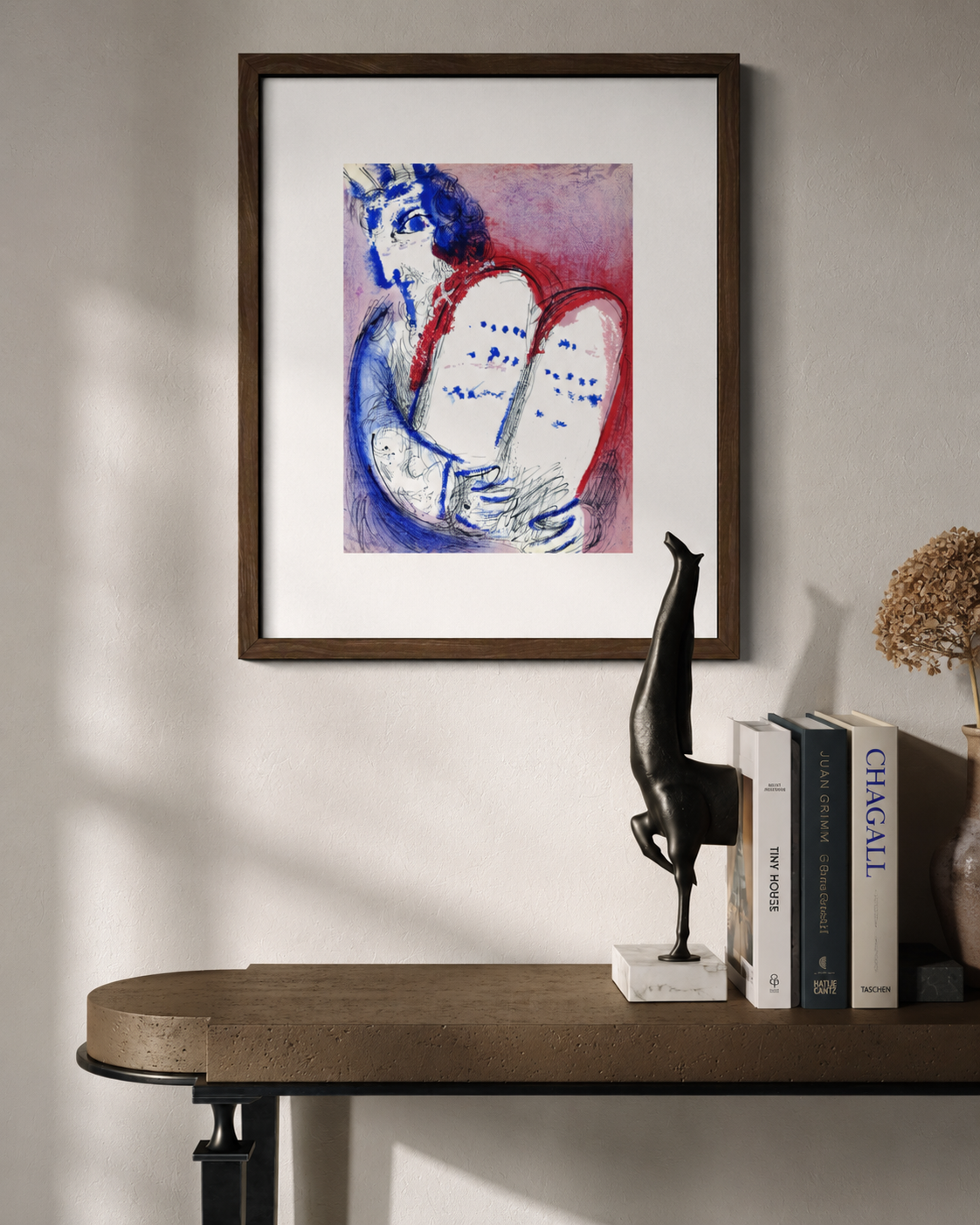 Marc CHAGALL, "Moise III - Verve No. 33-34 - Bible - Moises", 1956