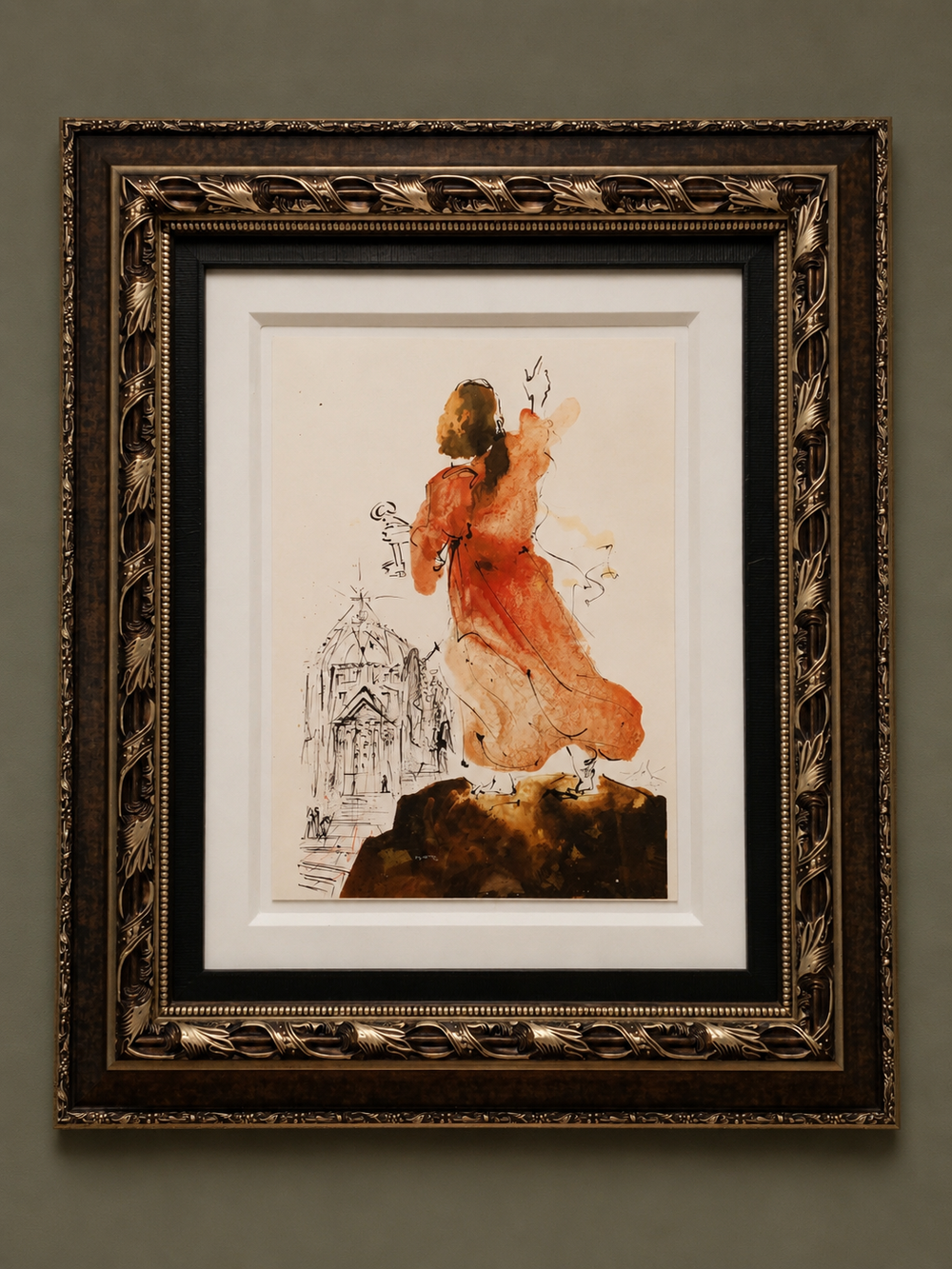 Salvador DALI, "Biblia Sacra 090", 1964