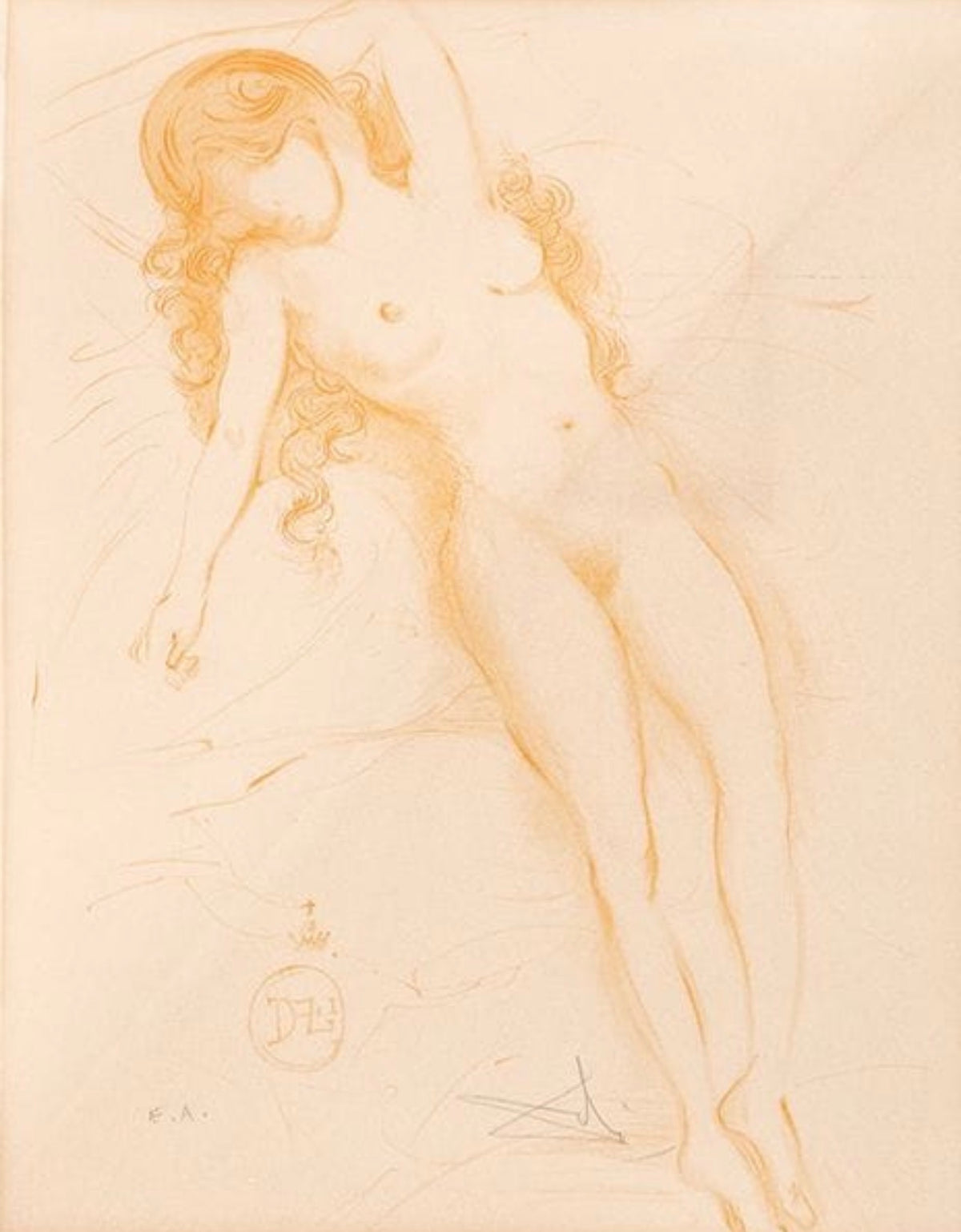 Salvador DALI, "Nus", 1972