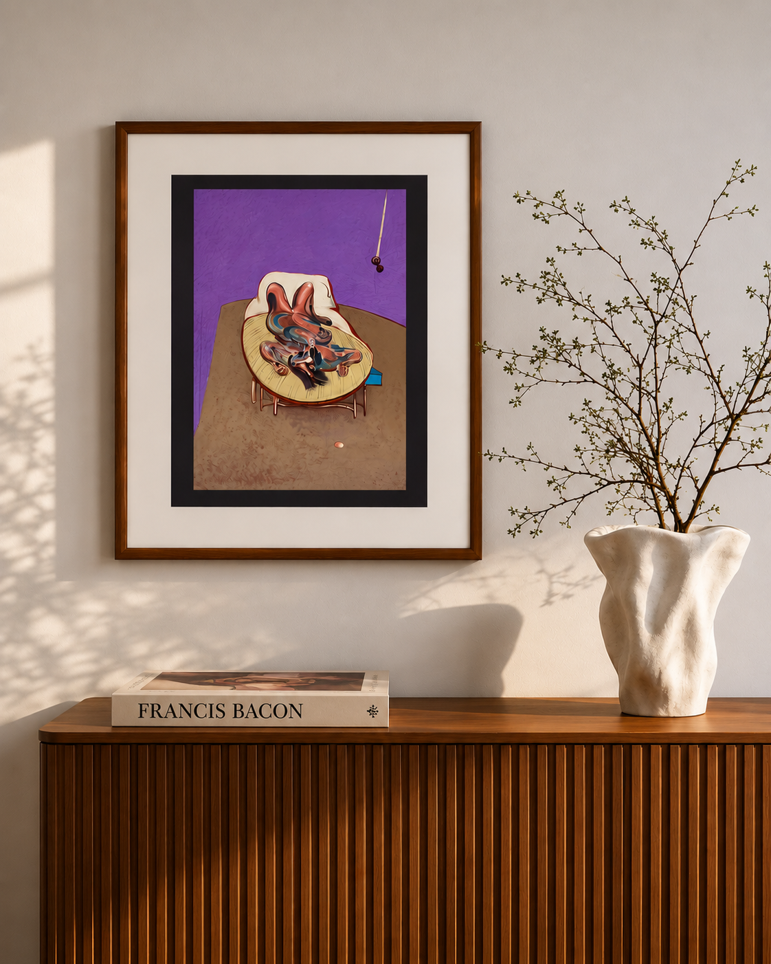Francis BACON, "Nu au sofa", 1966 (d'après)